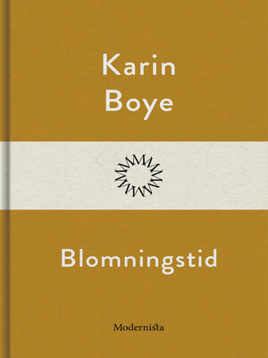 cover image of Blomningstid